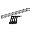 Set complet bare portbagaj Kargo-Plus cu kit fixare la jgheab de ploaie, inaltime picioare 22-37 cm si 2 bare aluminiu 180 cm - Volkswagen LT 2000-2006 - Acoperis H1