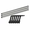 Set complet bare portbagaj Kargo-Plus cu kit fixare la jgheab de ploaie, inaltime picioare 22-37 cm si 3 bare aluminiu 180 cm - Citroen C35 1974-1992 - Acoperis H1