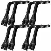 Set complet bare portbagaj Kargo-Plus cu kit fixare la jgheab de ploaie, inaltime picioare 22-37 cm si 4 bare aluminiu 180 cm - Ford Transit 1986-2014 - Acoperis H3