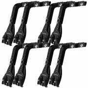Set complet bare portbagaj Kargo-Plus cu kit fixare la jgheab de ploaie, inaltime picioare 22-37 cm si 4 bare aluminiu 180 cm - Volkswagen LT 2000-2006 - Acoperis H1