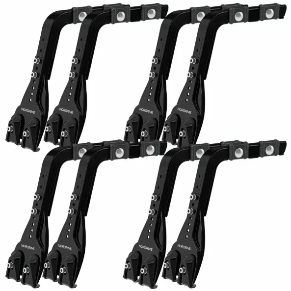 Set complet bare portbagaj Kargo-Plus cu kit fixare la jgheab de ploaie, inaltime picioare 22-37 cm si 4 bare aluminiu 180 cm - Volkswagen LT 2000-2006 - Acoperis H1