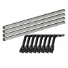 Set complet bare portbagaj Kargo-Plus cu kit fixare la jgheab de ploaie, inaltime picioare 22-37 cm si 4 bare aluminiu 180 cm - Volkswagen LT 2000-2006 - Acoperis H1