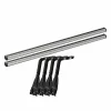 Set complet bare portbagaj Kargo-Plus cu kit fixare la jgheab de ploaie, inaltime picioare 43-58 cm si 2 bare aluminiu 180 cm - Volkswagen LT 2000-2006 - Acoperis H3