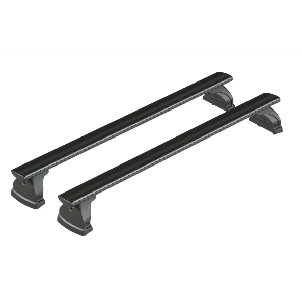 Silenzio Black, set complet de bare portbagaj din aluminiu - S - Evos LP - C027 - Mazda 6 4p 2003-2008 - Puncte fixe