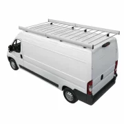 Sistem portbagaj tip grilaj vehicul comercial Kargo Rack Extended - 300x150x12 cm - Volkswagen Caravelle T7 2024-prezent - Puncte fixe cu suruburi - fara acoperis panoramic