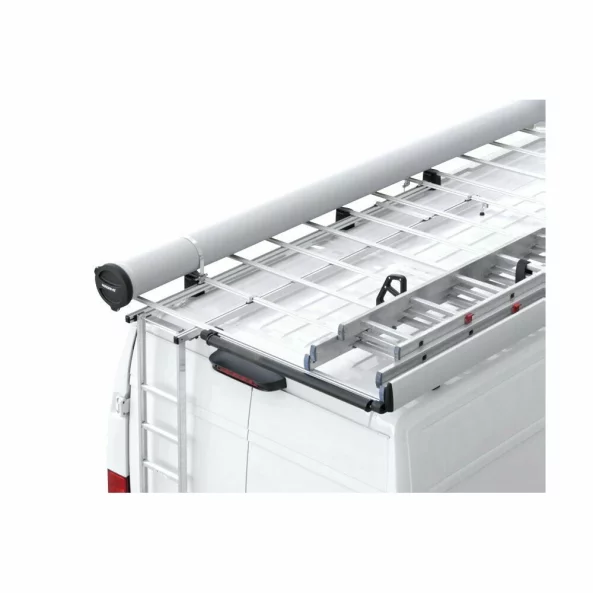 Sistem portbagaj tip grilaj vehicul comercial Kargo Rack Extended - 360x150x12 cm - Volkswagen Caravelle T7 2024-prezent - Puncte fixe cu suruburi - fara acoperis panoramic
