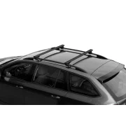Silenzio Black Rail, set complet de bare portbagaj din aluminiu - M - Evos RA - Porsche Taycan Turismo - Sina standard inaltata