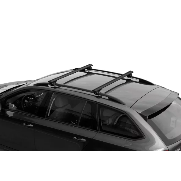 Silenzio Black Rail, set complet de bare portbagaj din aluminiu - M - Evos RA - Porsche Taycan Turismo - Sina standard inaltata