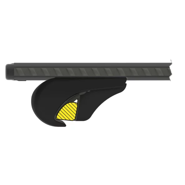 Silenzio Black Rail, set complet de bare portbagaj din aluminiu - M - Evos RA - Volkswagen Polo 5p - Sina standard inaltata