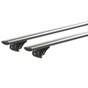 Silenzio Rail, set complet de bare portbagaj din aluminiu - M - Evos RA - Porsche Taycan Turismo 2021-prezent - Sina standard inaltata