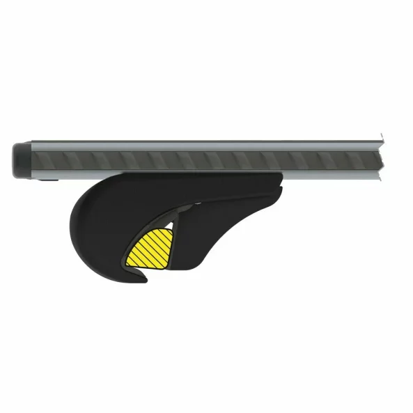 Silenzio Rail, set complet de bare portbagaj din aluminiu - M - Evos RA - Volkswagen Polo 5p 2009-2017 - Sina standard inaltata