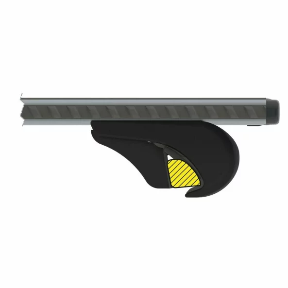 Silenzio Rail, set complet de bare portbagaj din aluminiu - M - Evos RA - Volkswagen Polo 5p 2009-2017 - Sina standard inaltata
