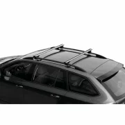 Silenzio Rail, set complet de bare portbagaj din aluminiu - M - Evos RA - Volkswagen Polo 5p 2009-2017 - Sina standard inaltata