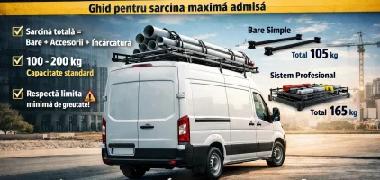 Cât suportă plafonul unei utilitare? – ghid complet pentru sarcina maximă admisă