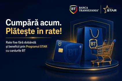 Cumpără acum, plătește în 3 sau 6 rate fără dobândă
