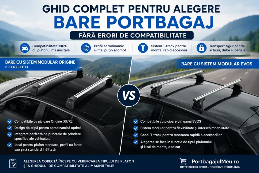Ghid complet pentru alegerea barelor portbagaj Nordrive potrivite mașinii tale