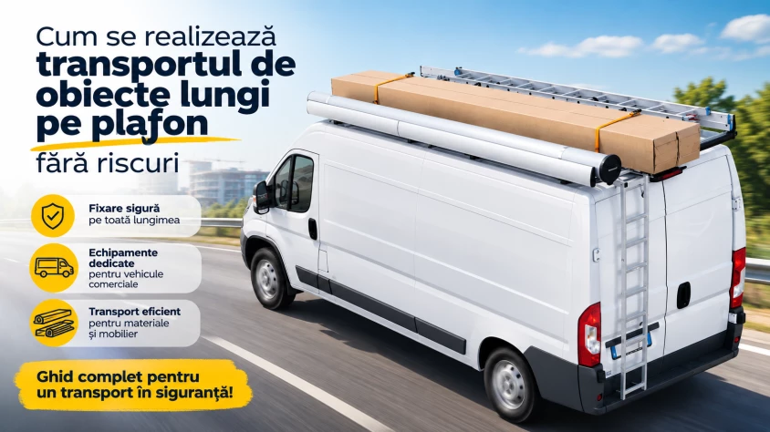 Transportul de obiecte lungi pe plafon: ghid de fixare sigură