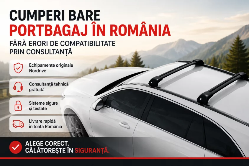 Unde găsești bare portbagaj Nordrive în România și de ce să alegi PortbagajulMeu.ro