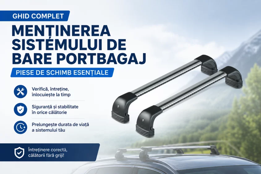 Menținerea sistemului de bare portbagaj: piese de schimb esențiale