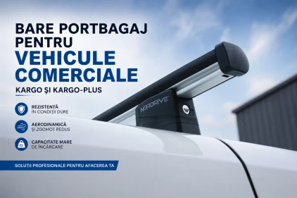 Bare portbagaj profesionale pentru vehicule comerciale: Kargo și Kargo-Plus de la Nordrive