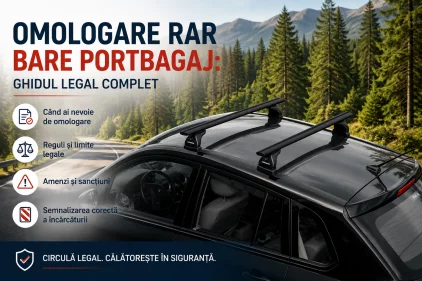 Omologare RAR pentru bare portbagaj: Ce trebuie să știi?