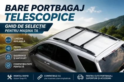 Bare Portbagaj Telescopice Snap Steel: Ghid Complet