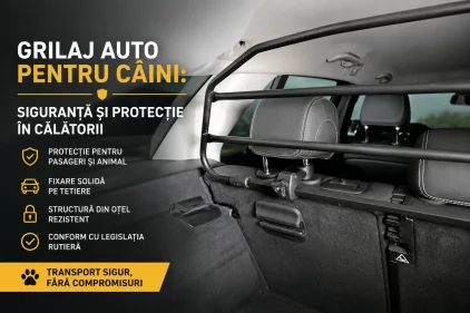 Grilaj auto pentru câini: siguranță și protecție în călătorii