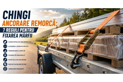 Chingi de ancorare pentru remorcă: reguli pentru o fixare sigură