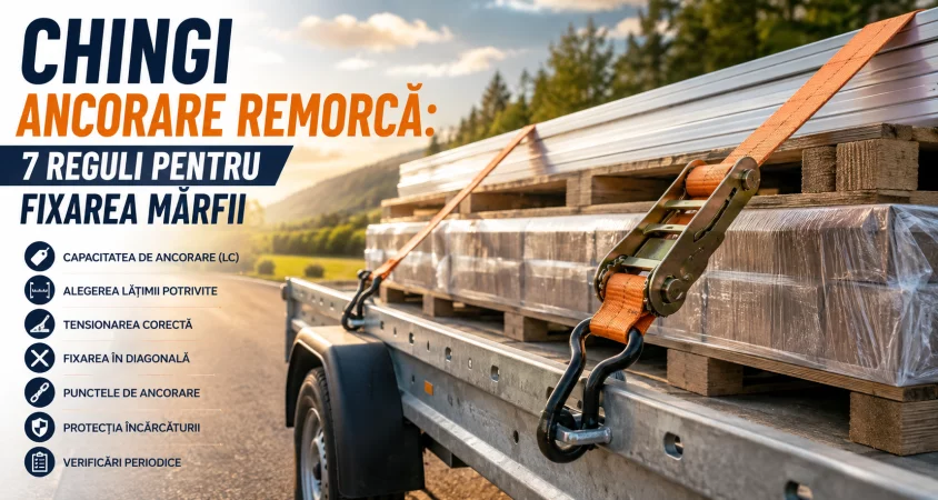 Chingi de ancorare pentru remorcă: reguli pentru o fixare sigură