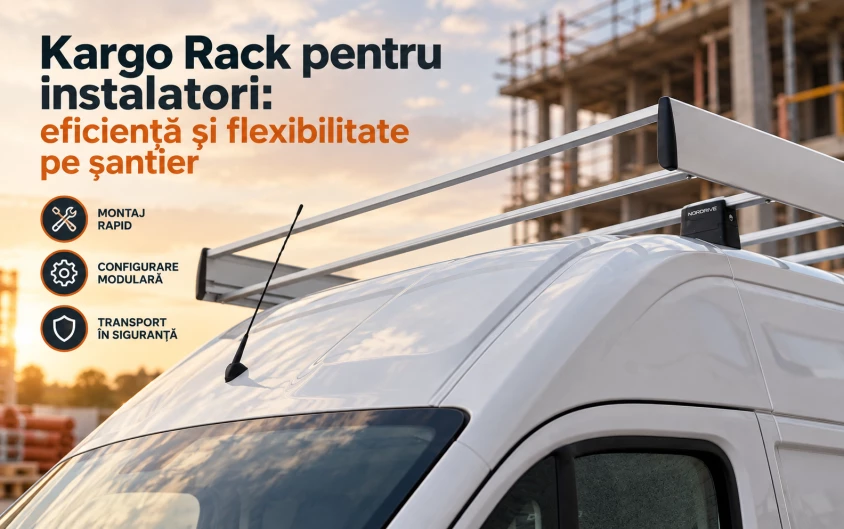 Kargo Rack pentru instalatori: eficiență și flexibilitate pe șantier