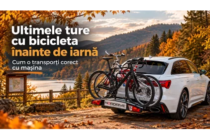 Ultimele ture cu bicicleta înainte de iarnă: cum o transporți corect cu mașina