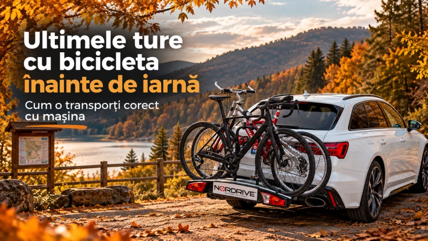 Ultimele ture cu bicicleta înainte de iarnă: cum o transporți corect cu mașina