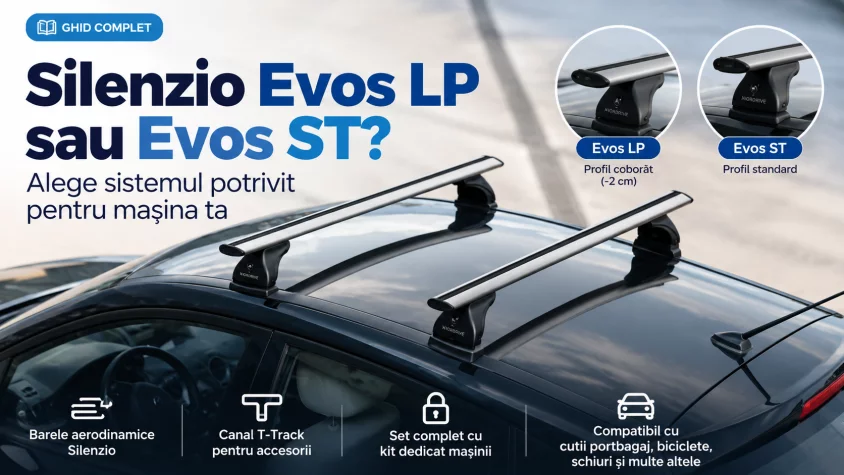 Silenzio Evos LP sau ST? Alege sistemul potrivit pentru mașina ta