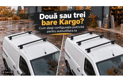 Două sau trei bare Kargo? Cum alegi configurația potrivită pentru autoutilitara ta