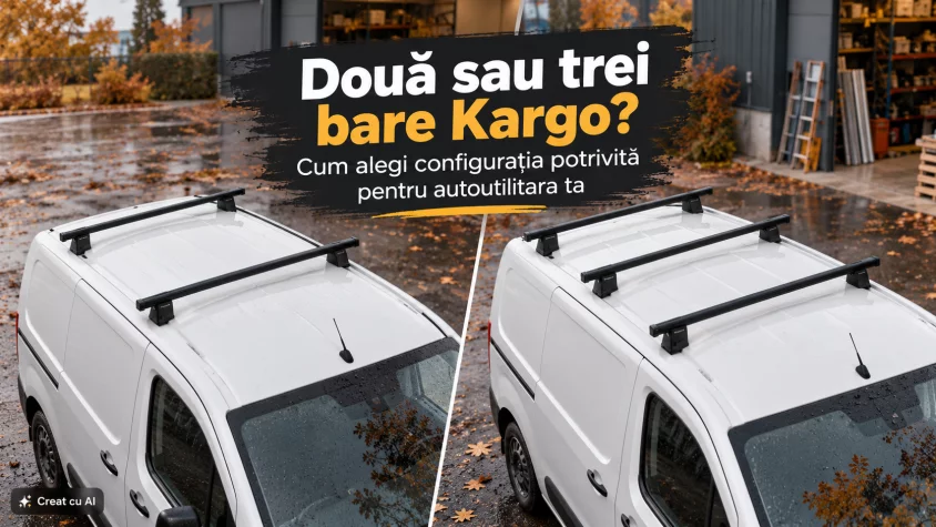 Două sau trei bare Kargo? Cum alegi configurația potrivită pentru autoutilitara ta